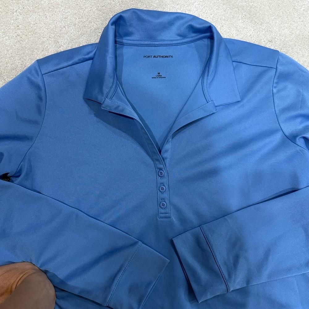 Port Authority Light Blue Ladies Top